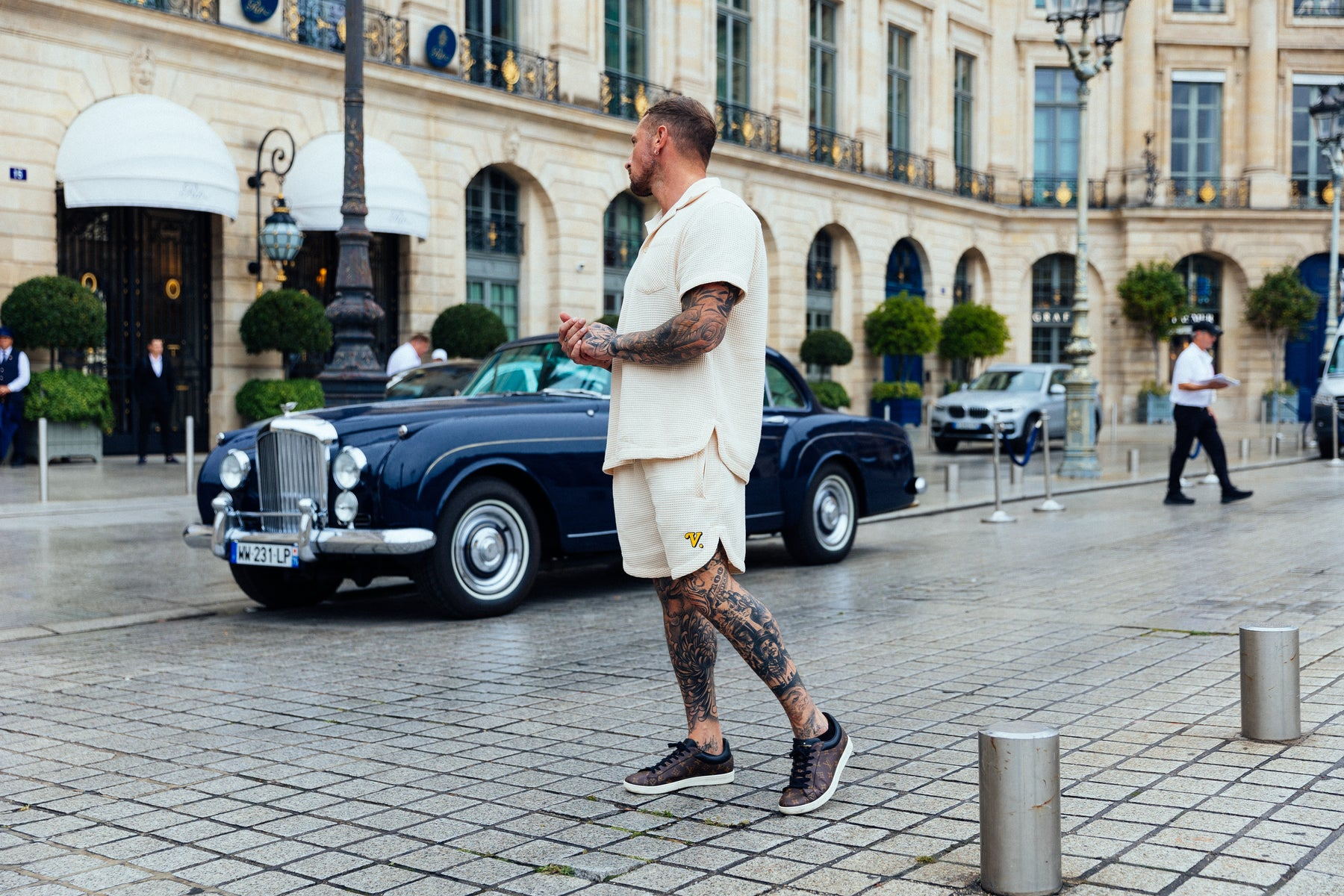 ViCES editorial campaign photography in Place Vendôme, Paris